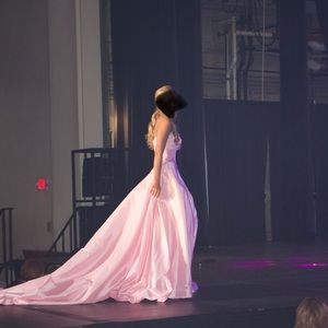 Pink pageant ballgown